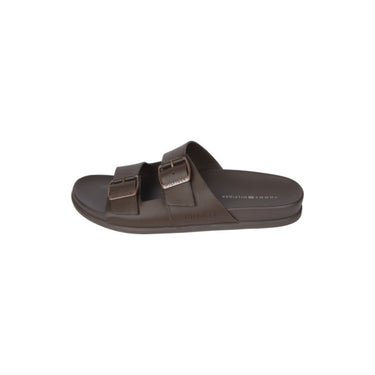 FM0FM04085GT6 Chancla tommy elevated leather buckle sandal